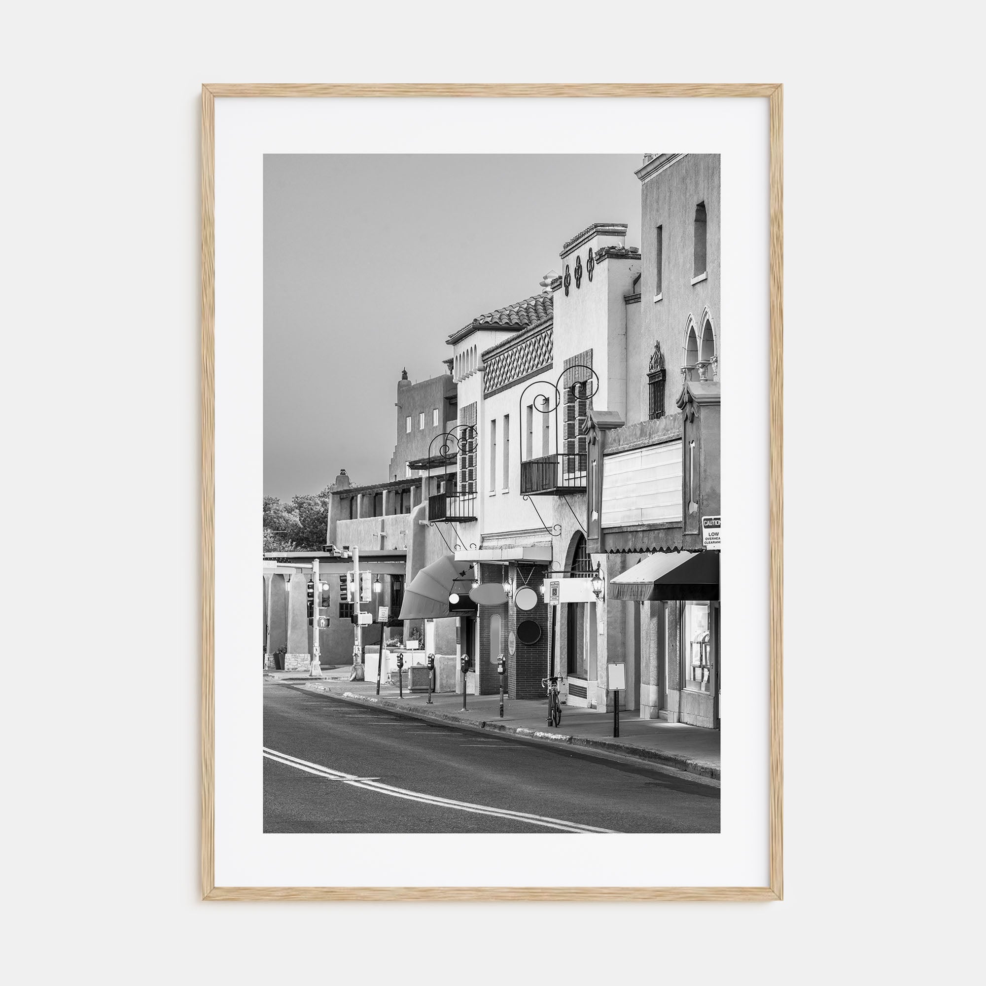 Santa Fe Photo B&W Poster