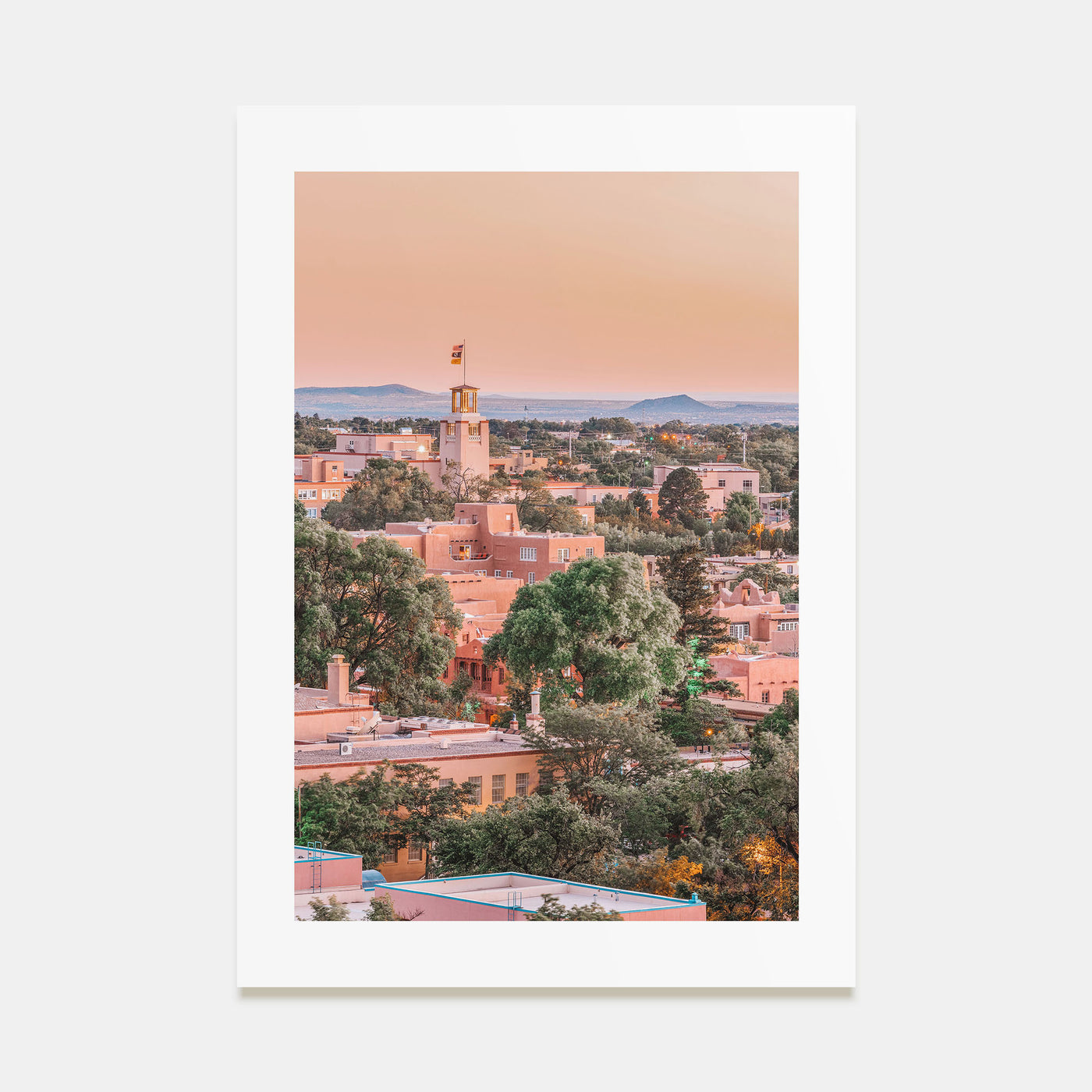 Santa Fe Photo Color Poster