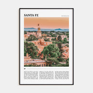 Santa Fe Travel Color Poster