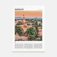Santa Fe Travel Color Poster