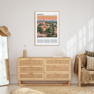 Santa Fe Travel Color Poster
