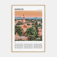 Santa Fe Travel Color Poster