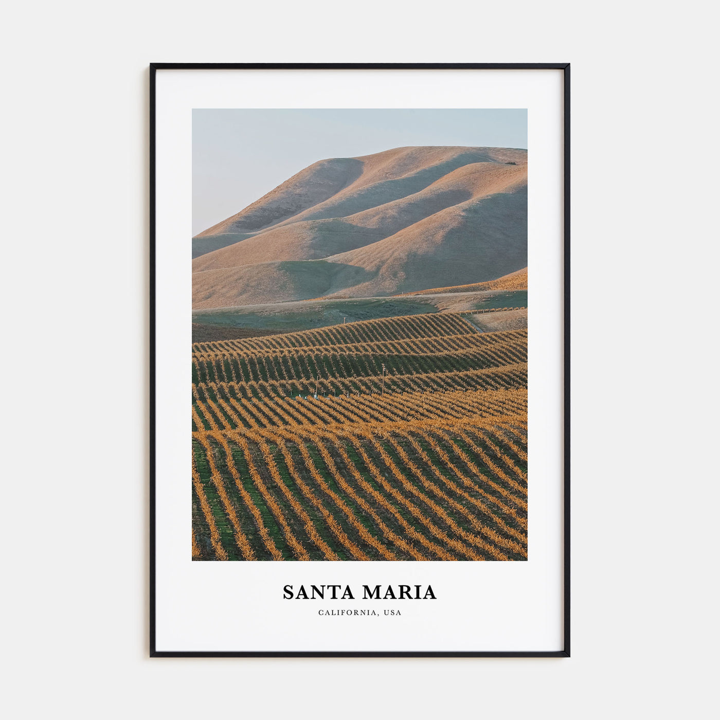 Santa Maria Portrait Color Poster