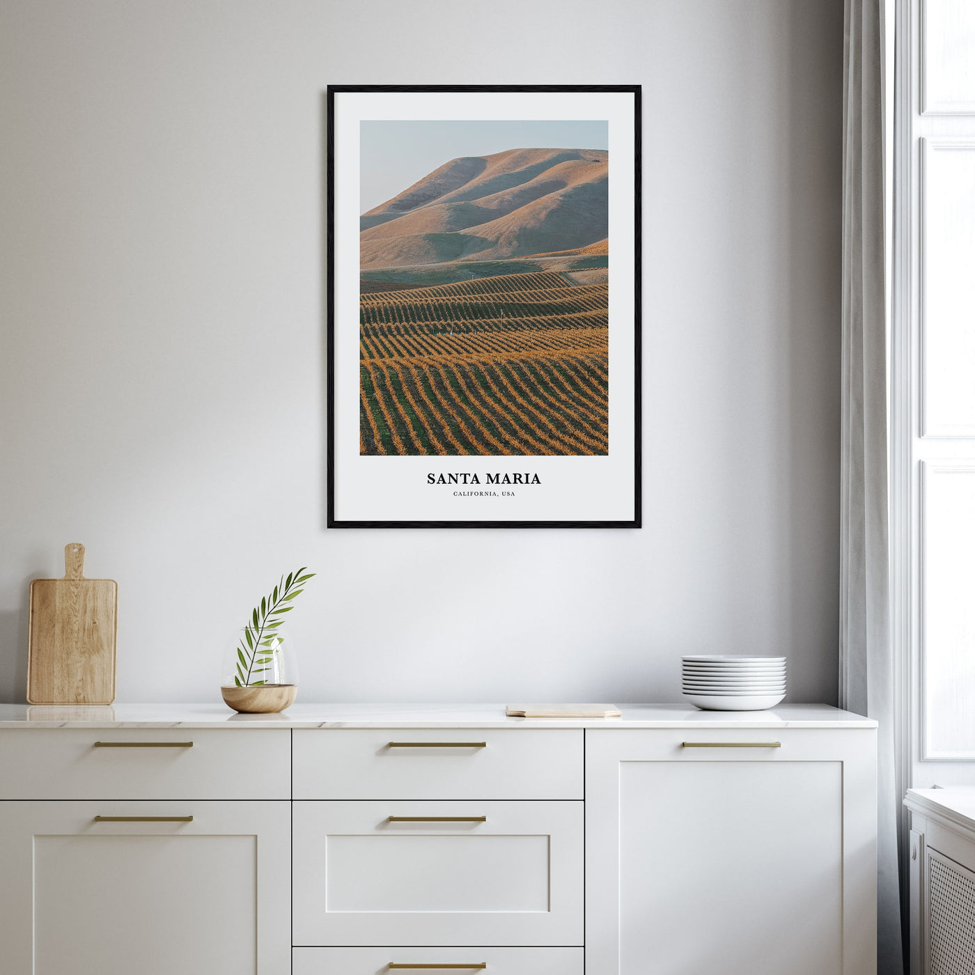 Santa Maria Portrait Color Poster