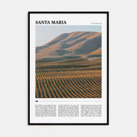 Santa Maria Travel Color Poster