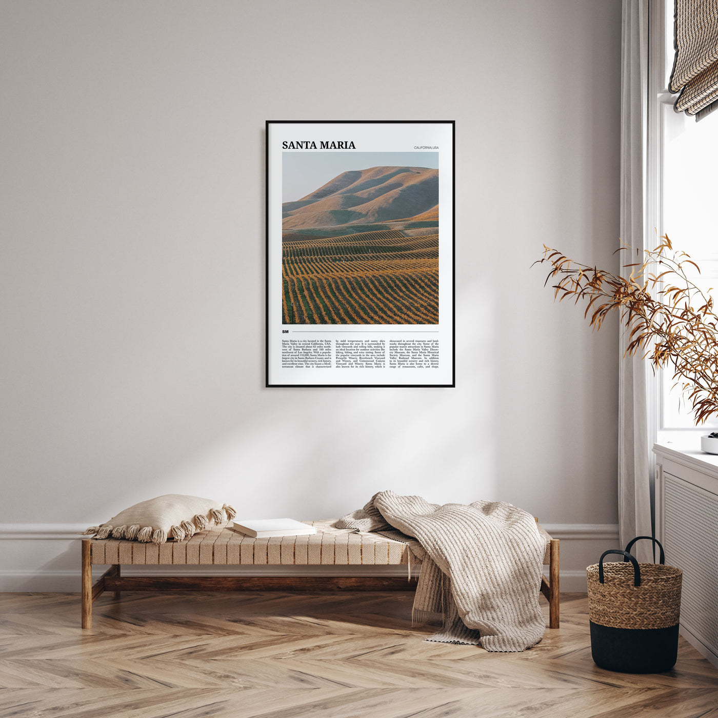 Santa Maria Travel Color Poster