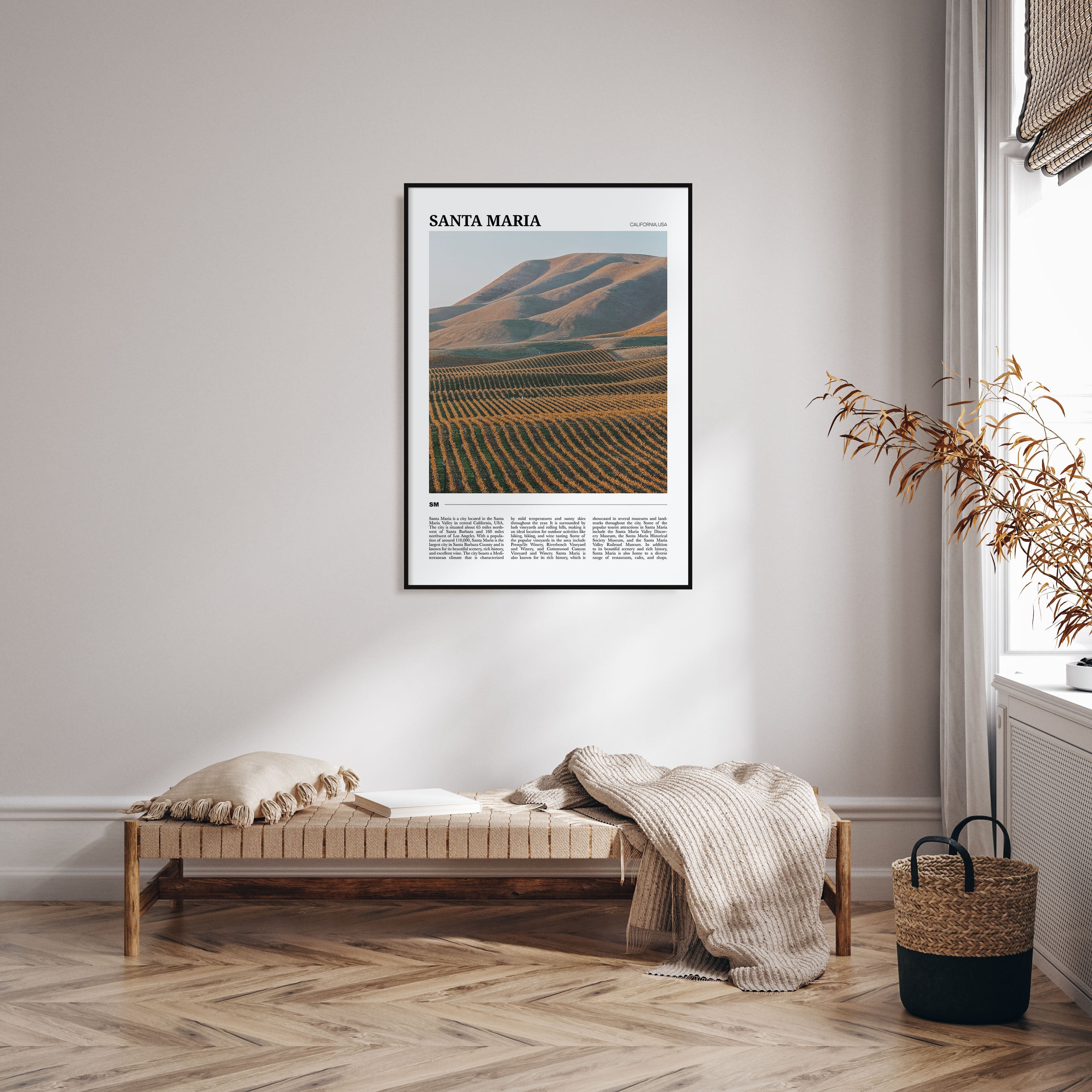 Santa Maria Travel Color Poster