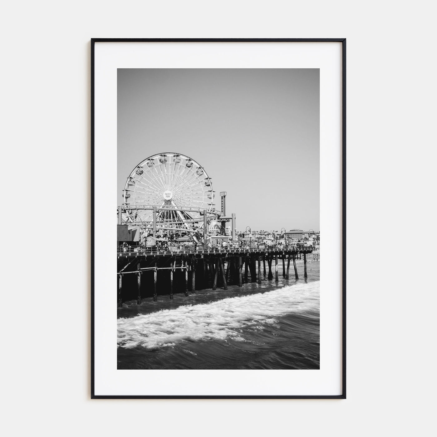 Santa Monica Photo B&W No 2 Poster