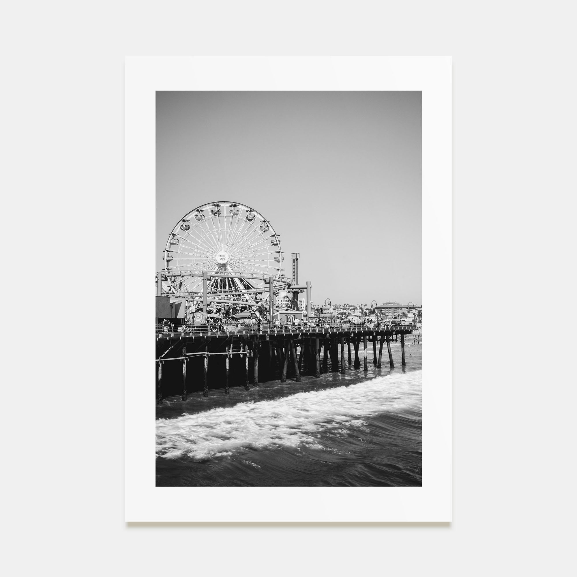 Santa Monica Photo B&W No 2 Poster