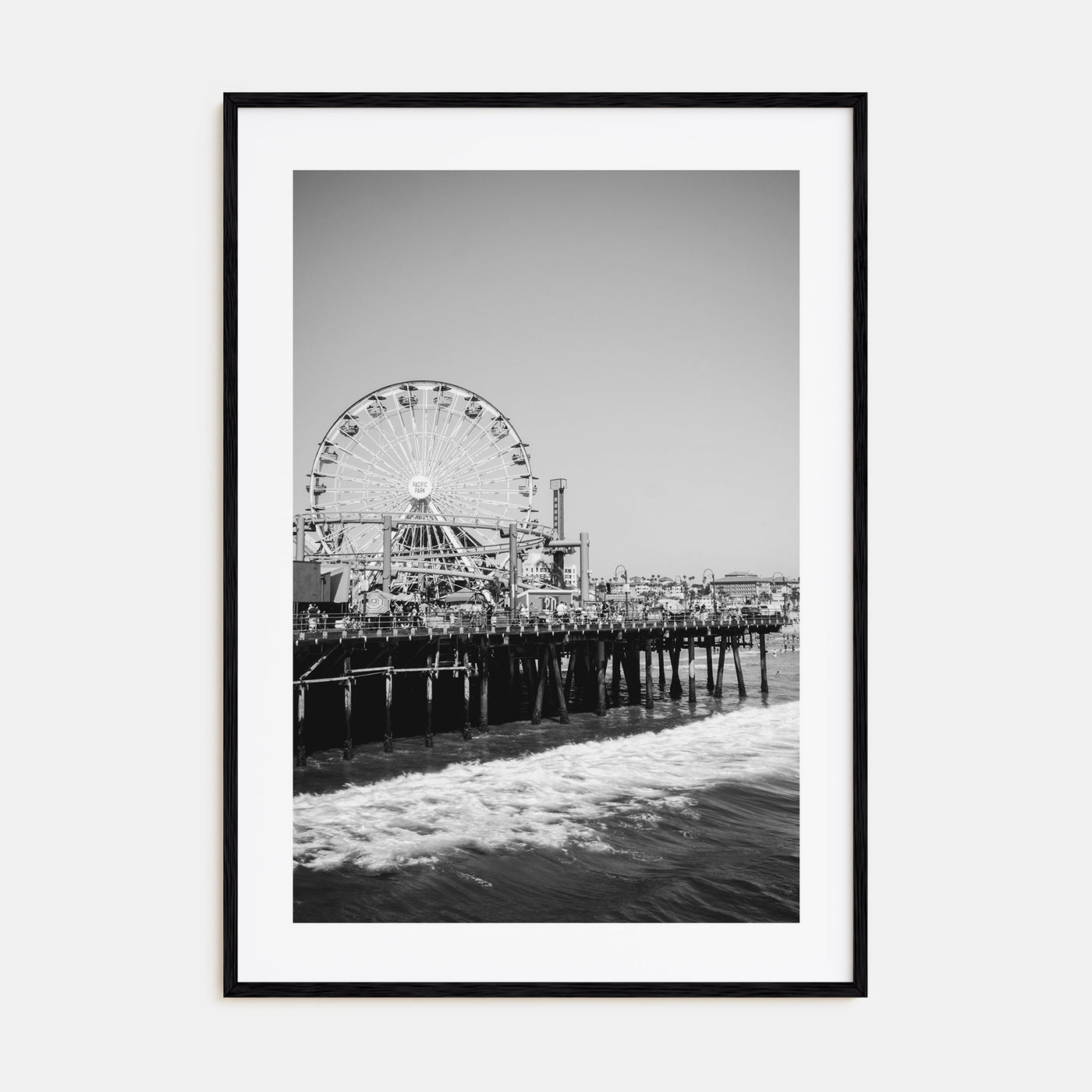 Santa Monica Photo B&W No 2 Poster