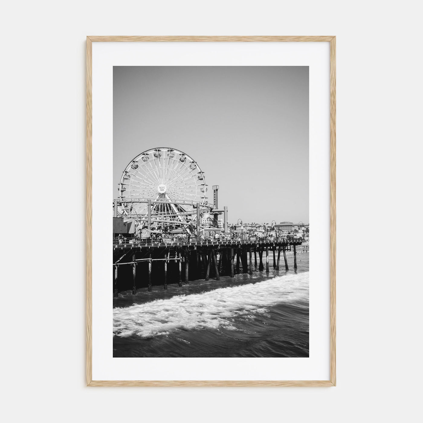 Santa Monica Photo B&W No 2 Poster