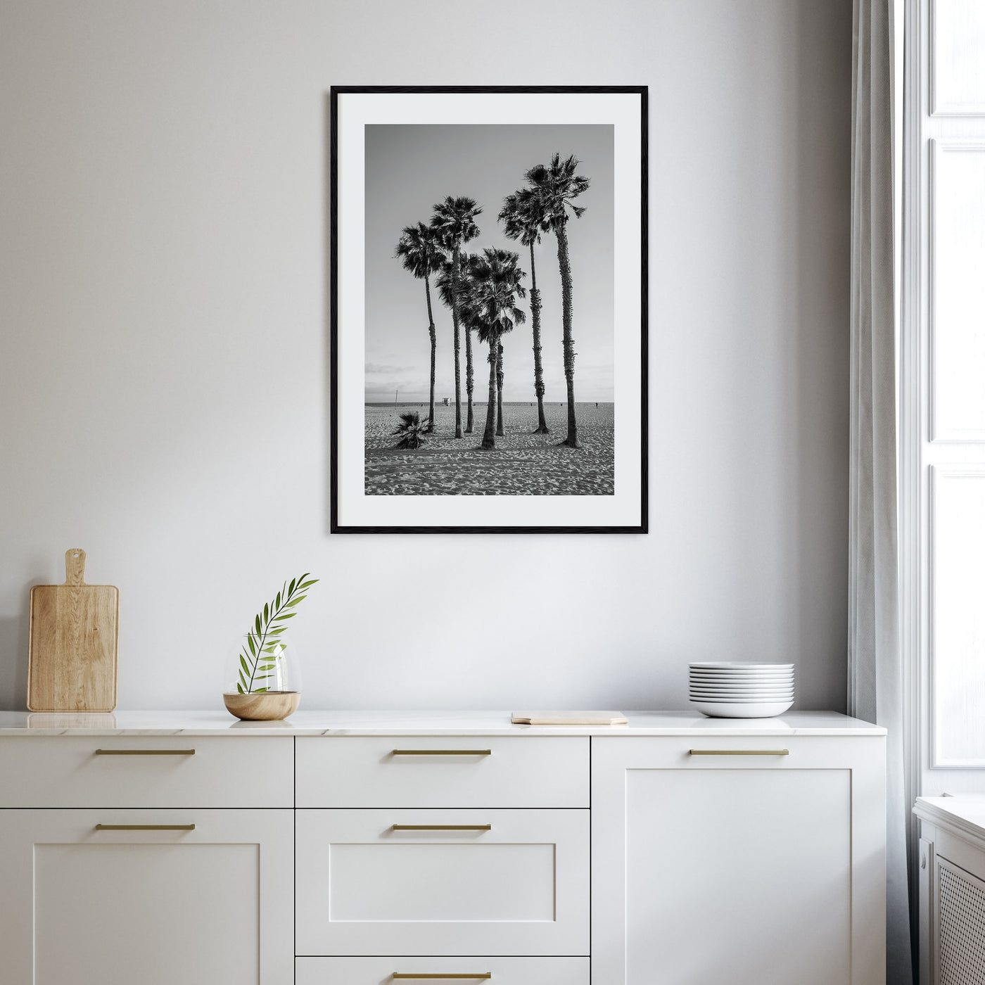 Santa Monica Photo B&W No 3 Poster
