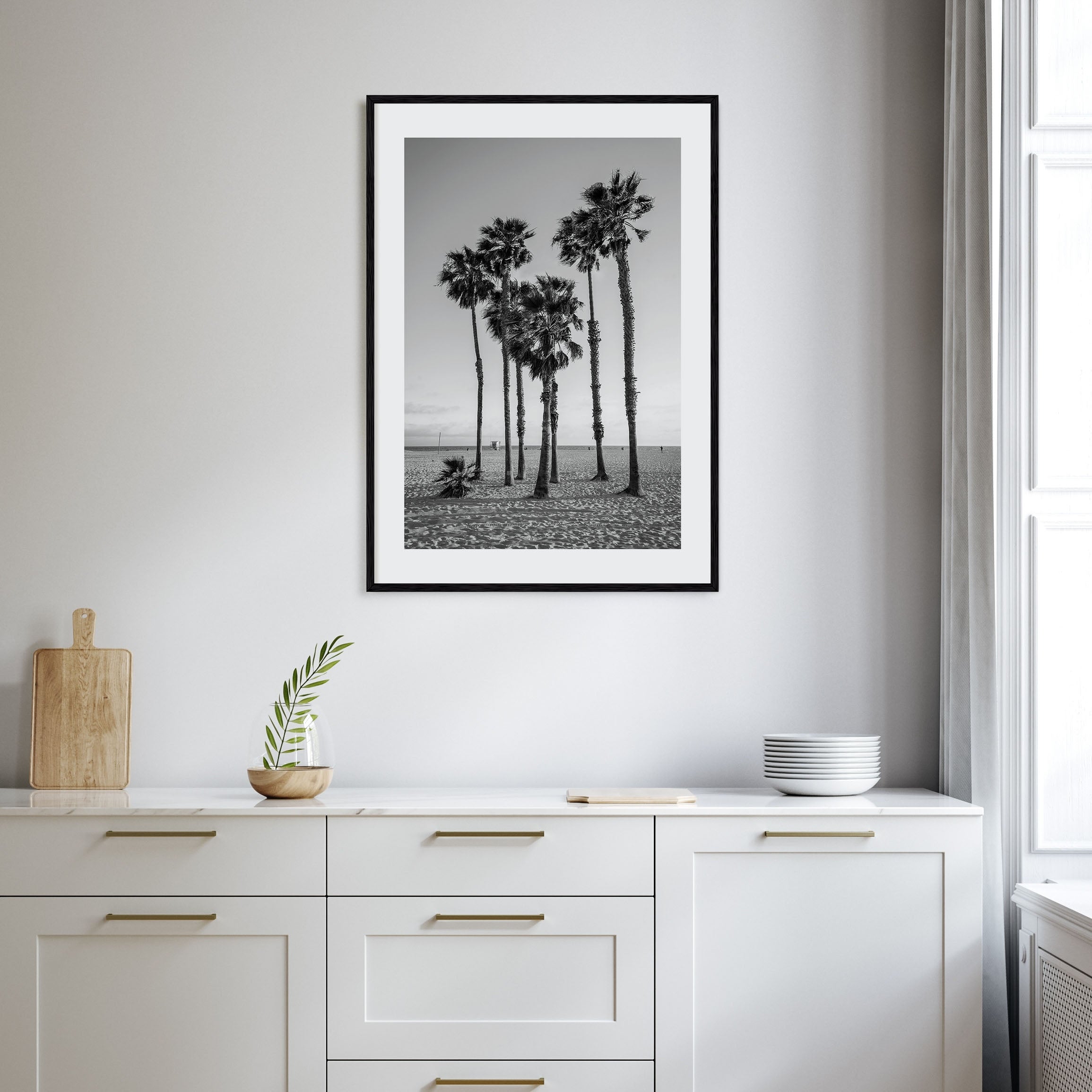 Santa Monica Photo B&W No 3 Poster