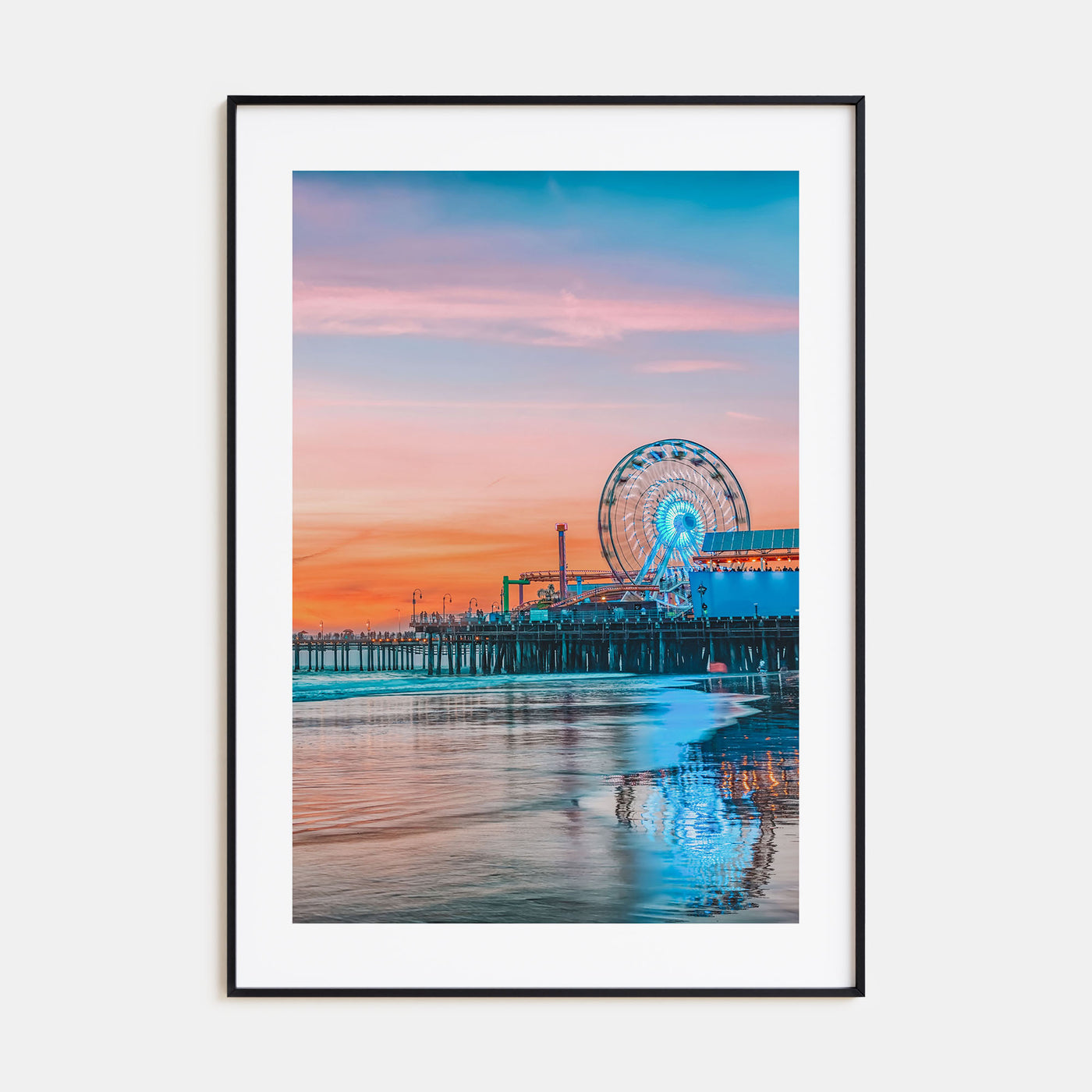 Santa Monica Photo Color No 2 Poster