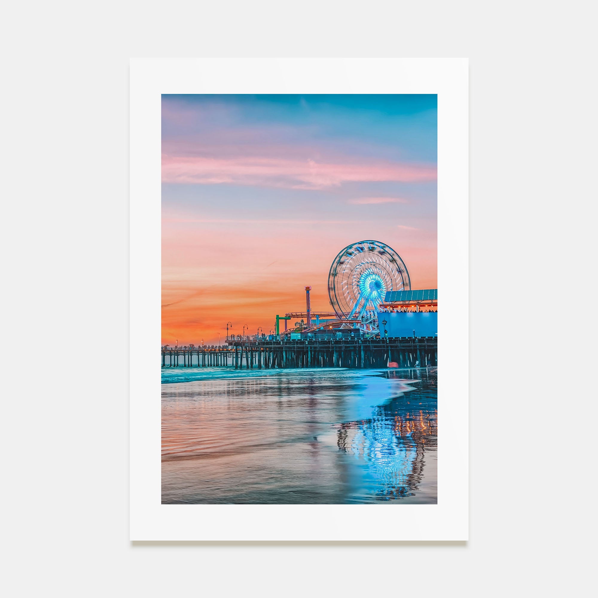 Santa Monica Photo Color No 2 Poster