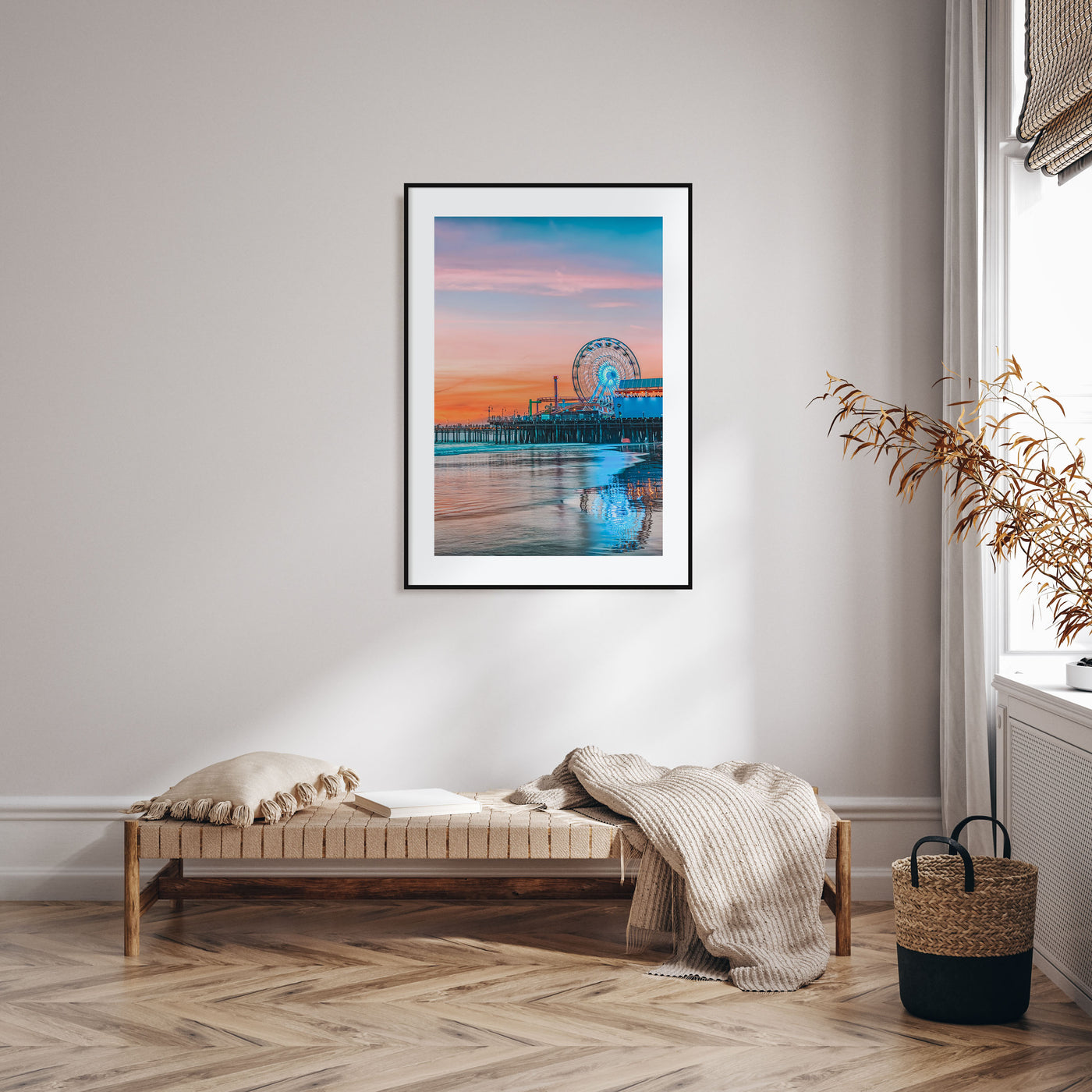 Santa Monica Photo Color No 2 Poster