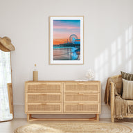 Santa Monica Photo Color No 2 Poster