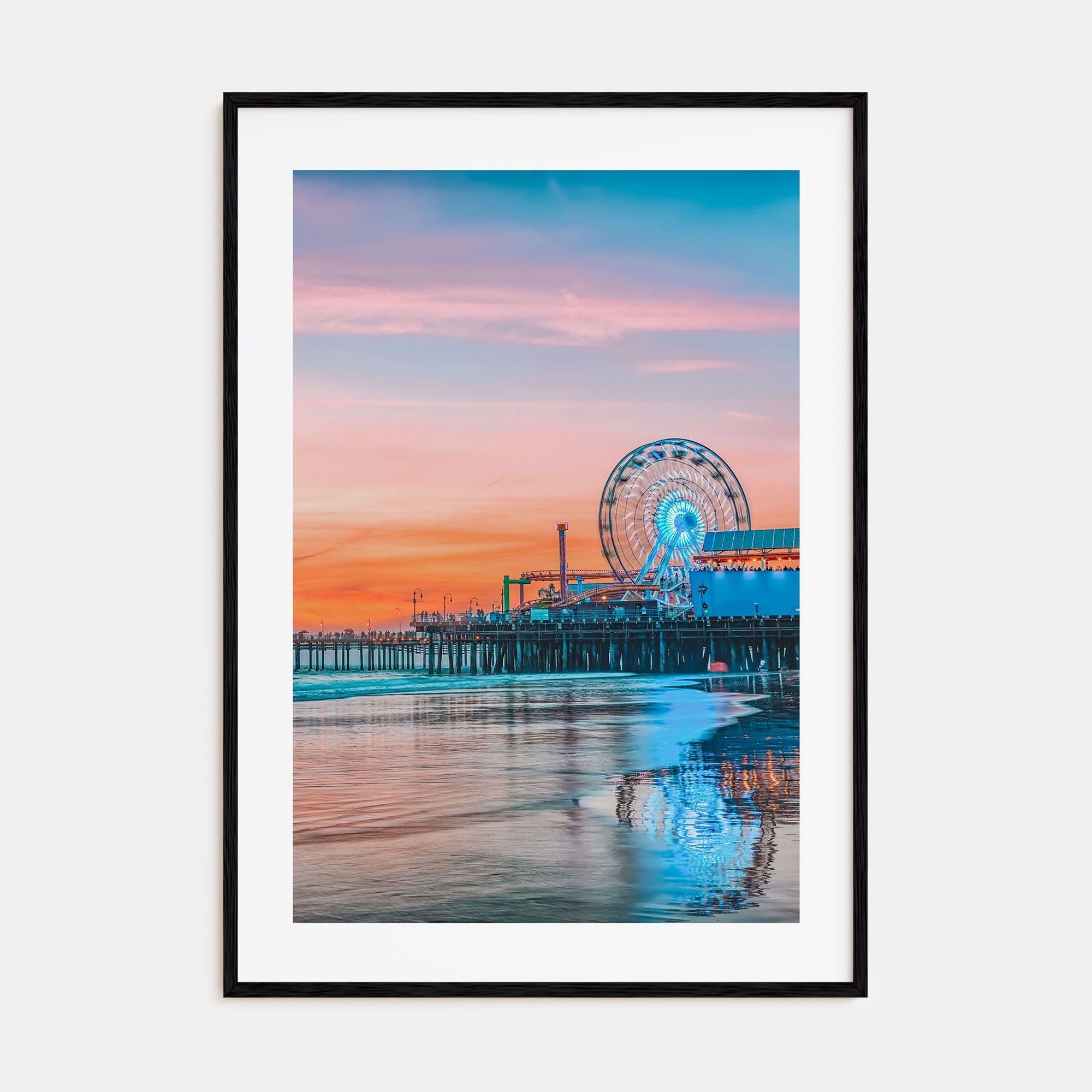 Santa Monica Photo Color No 2 Poster