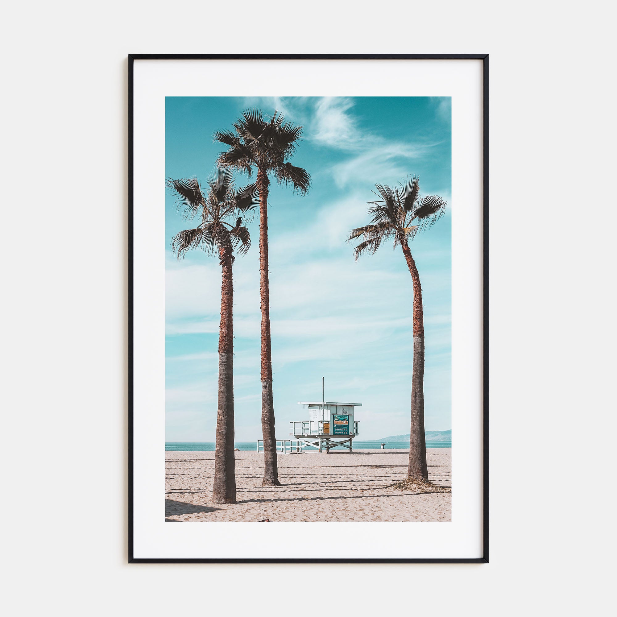 Santa Monica Photo Color No 3 Poster