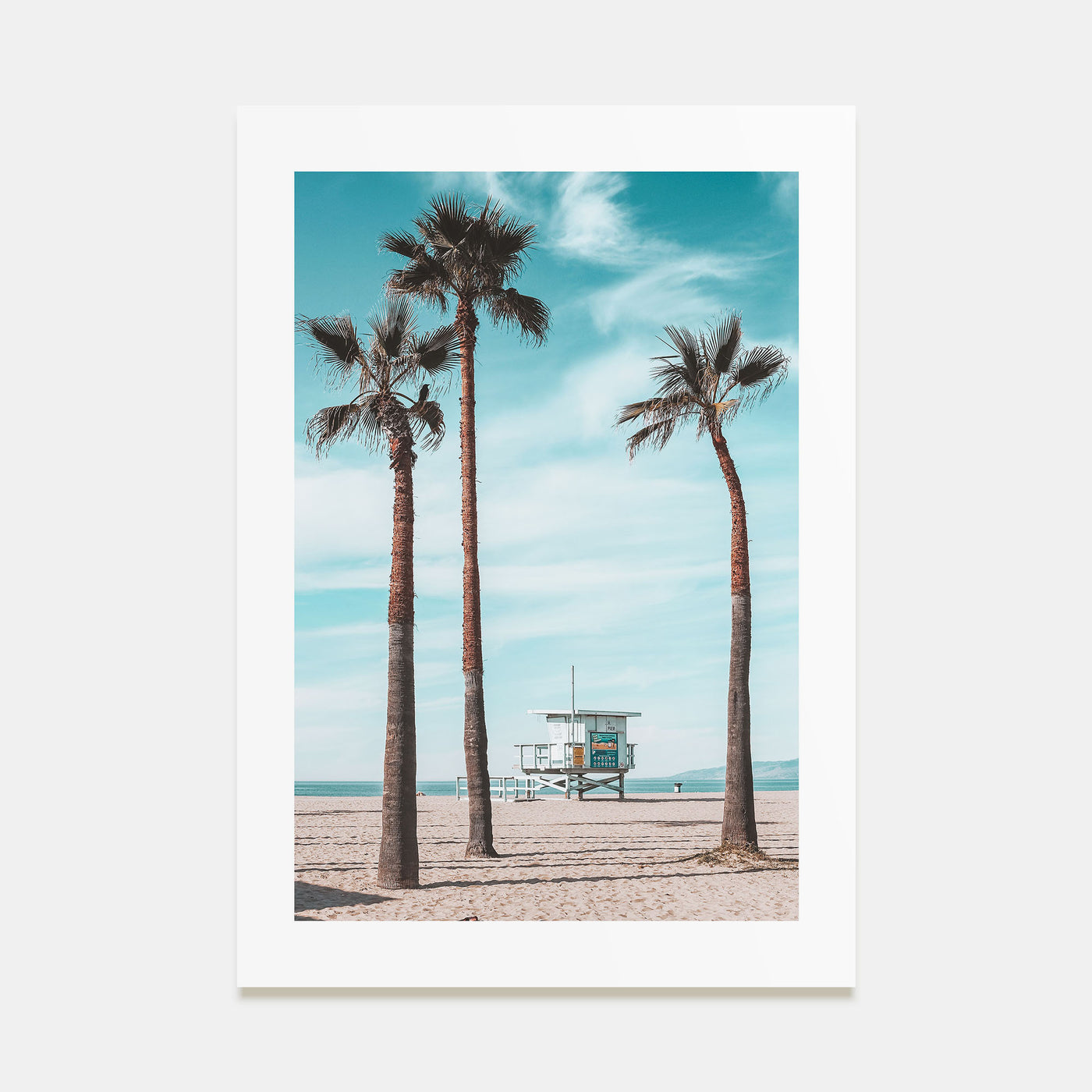 Santa Monica Photo Color No 3 Poster