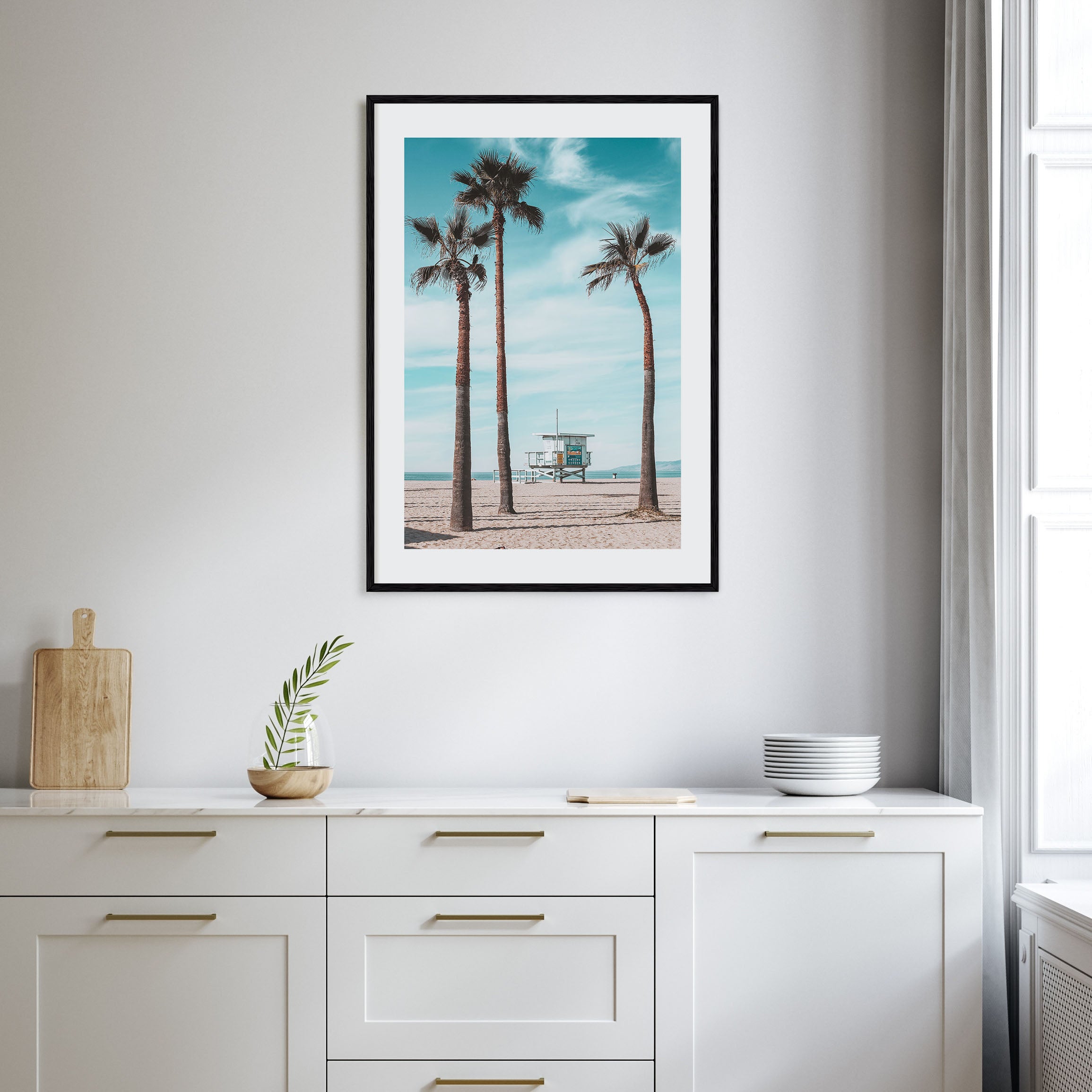 Santa Monica Photo Color No 3 Poster
