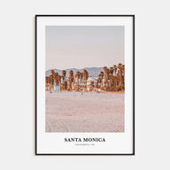Santa Monica Portrait Color Poster