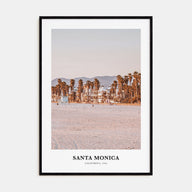 Santa Monica Portrait Color Poster