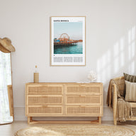 Santa Monica Travel Color No 2 Poster