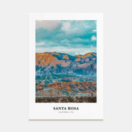 Santa Rosa Portrait Color No 1 Poster