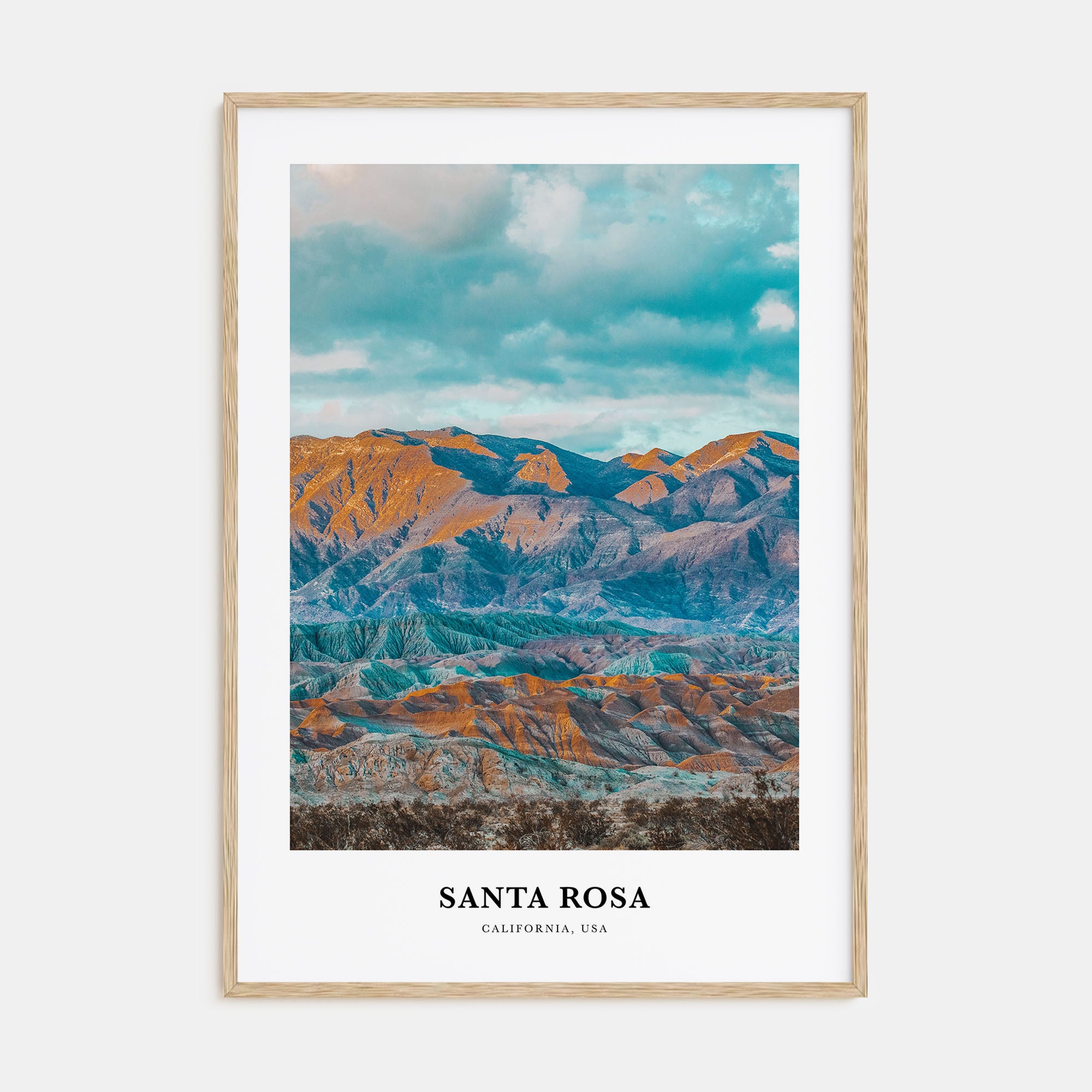 Santa Rosa Portrait Color No 1 Poster