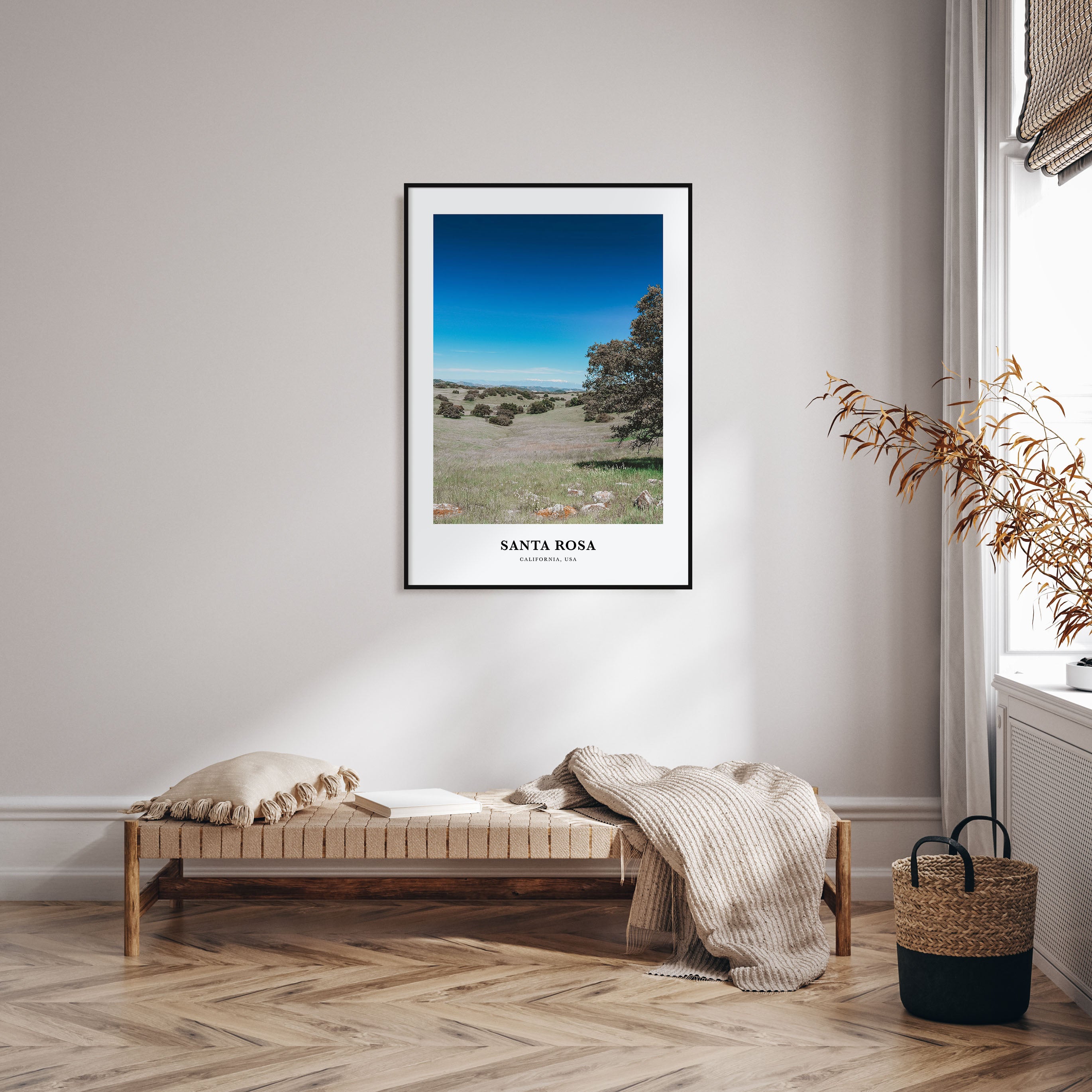 Santa Rosa Portrait Color No 2 Poster