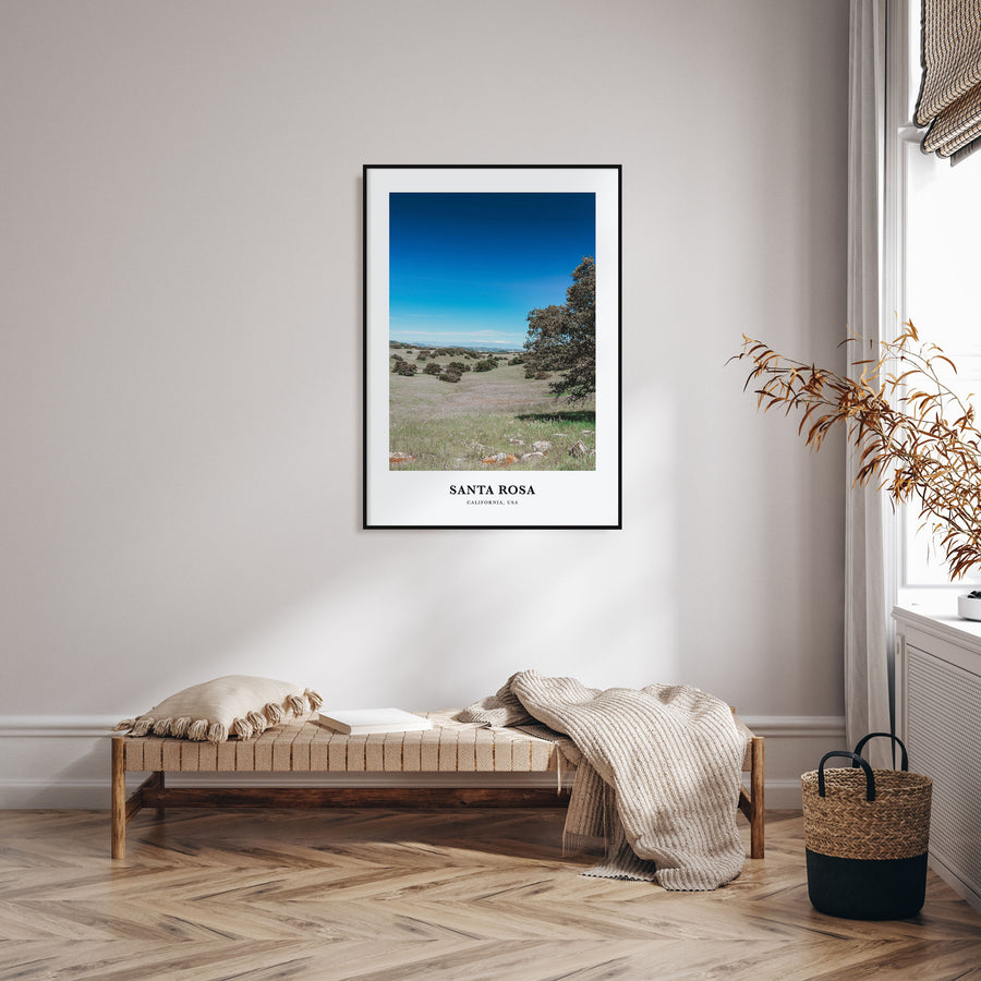 Santa Rosa Portrait Color No 2 Poster