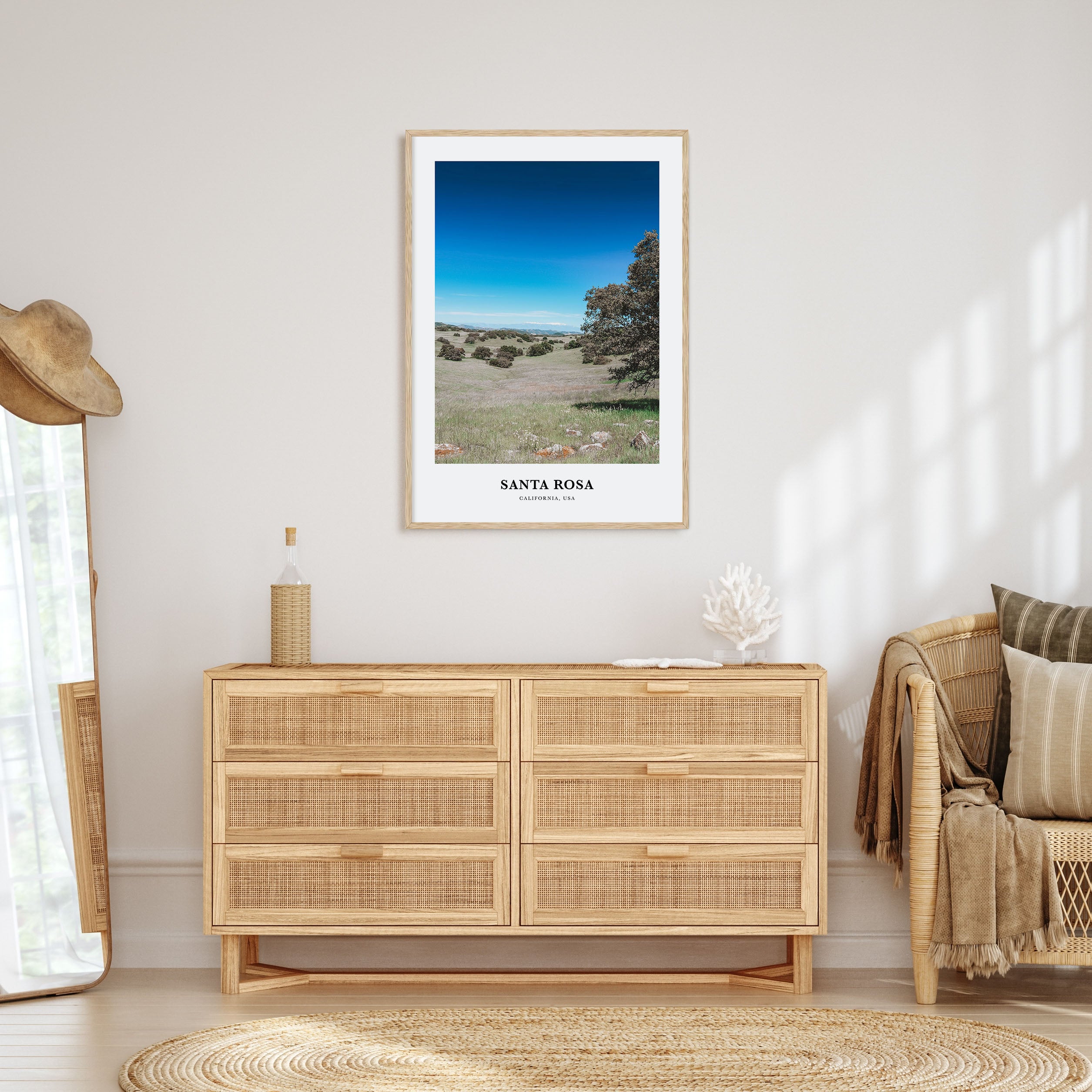 Santa Rosa Portrait Color No 2 Poster