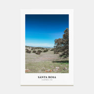 Santa Rosa Portrait Color No 2 Poster