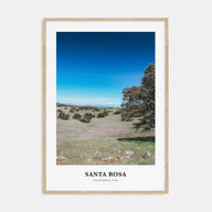 Santa Rosa Portrait Color No 2 Poster