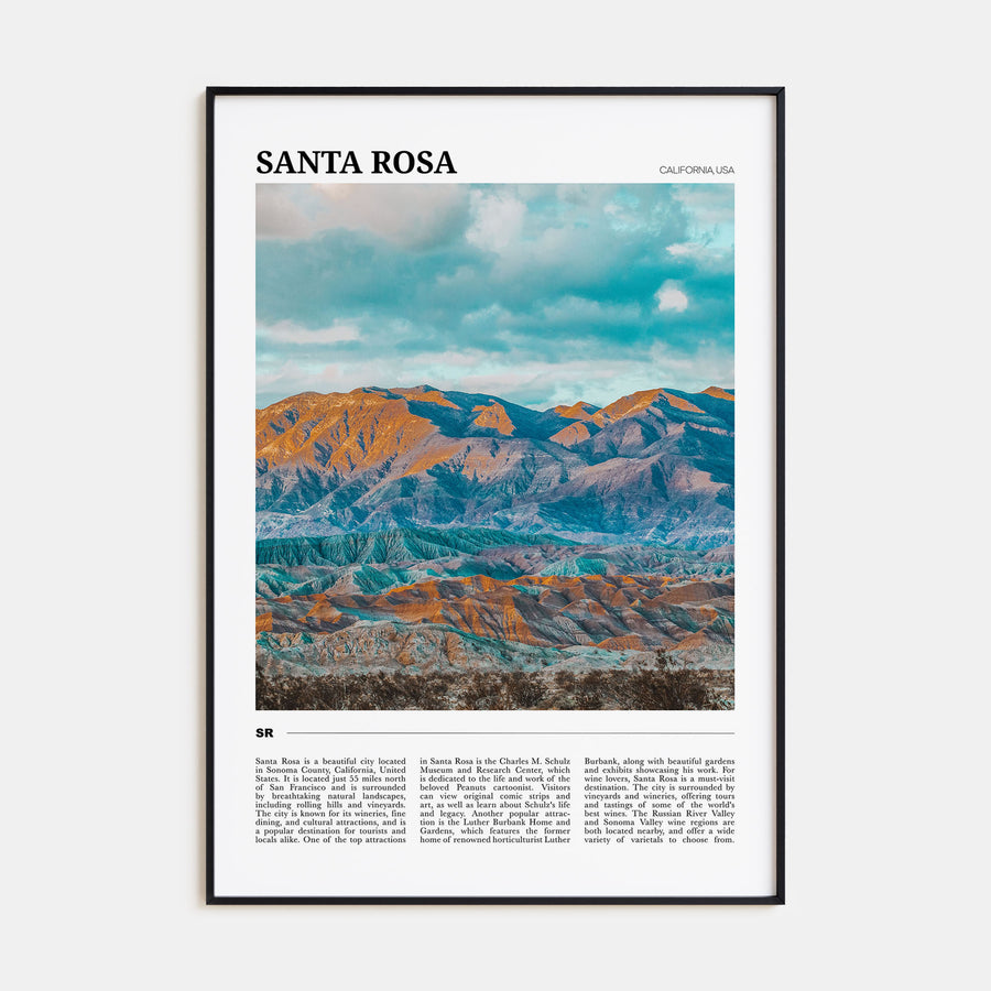 Santa Rosa Travel Color No 1 Poster