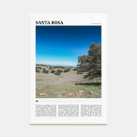 Santa Rosa Travel Color No 2 Poster