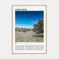 Santa Rosa Travel Color No 2 Poster
