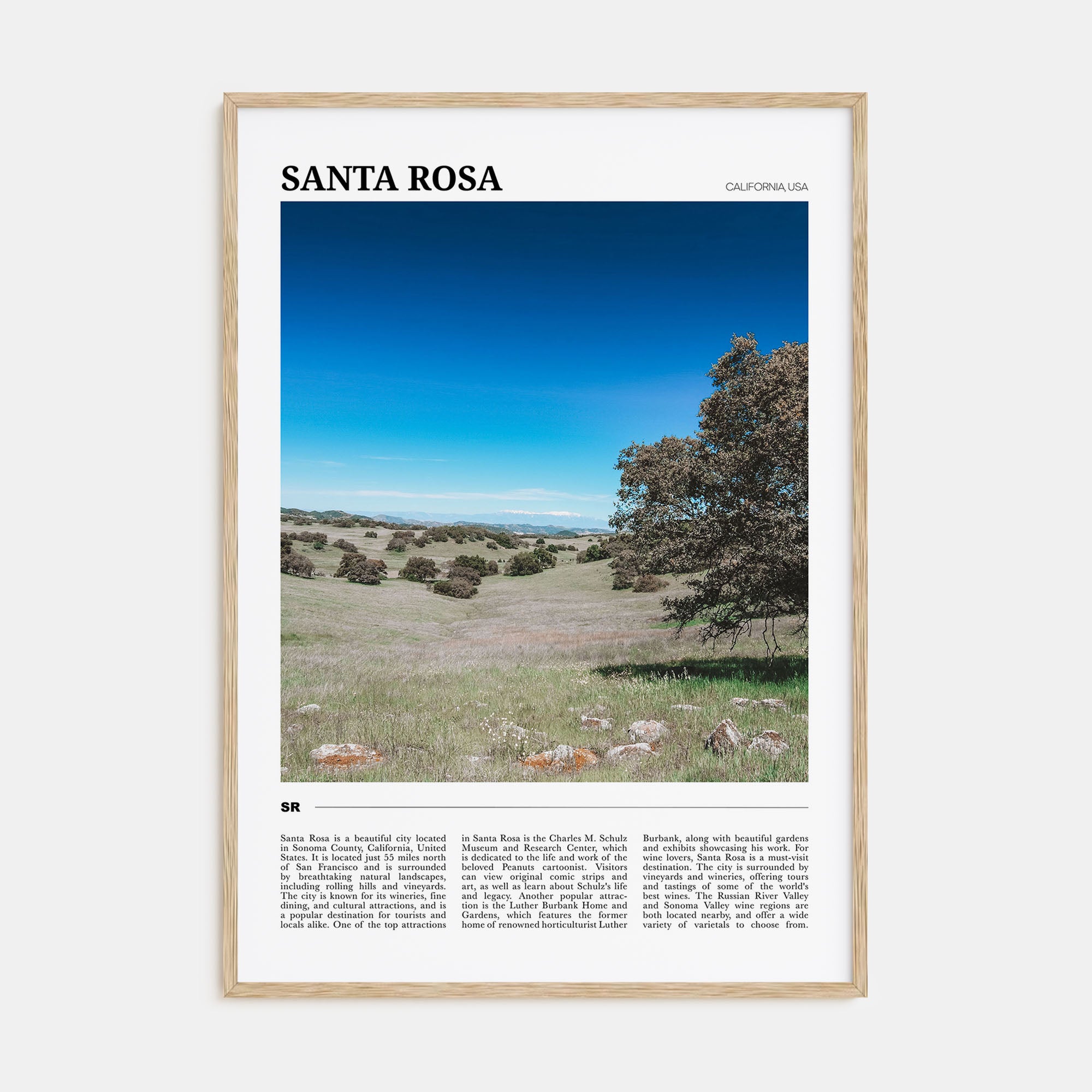 Santa Rosa Travel Color No 2 Poster