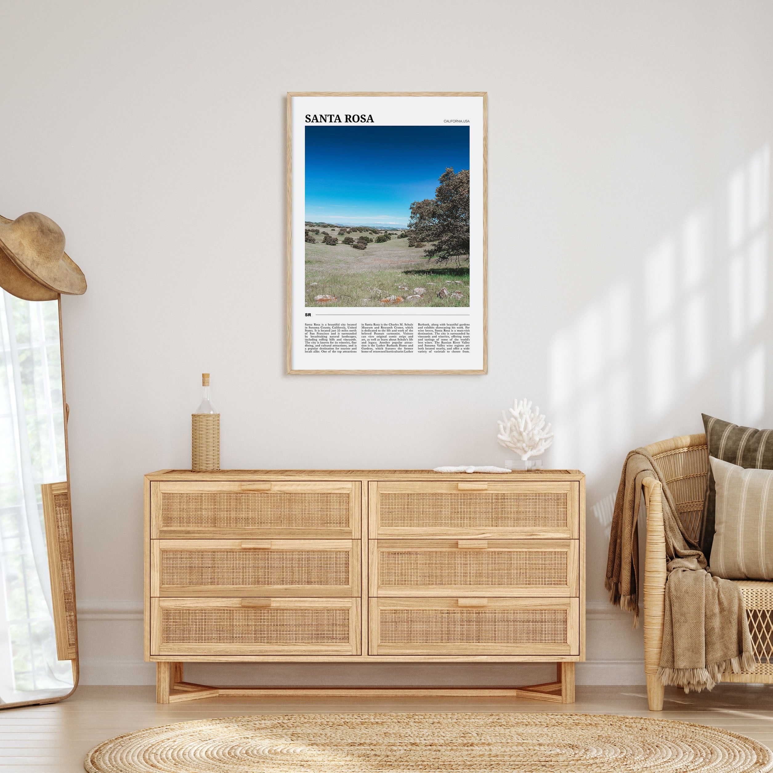 Santa Rosa Travel Color No 2 Poster