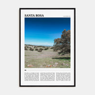 Santa Rosa Travel Color No 2 Poster