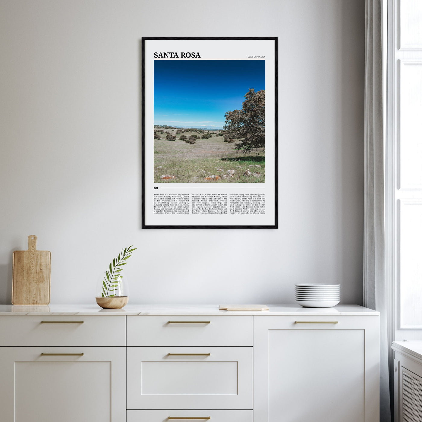 Santa Rosa Travel Color No 2 Poster