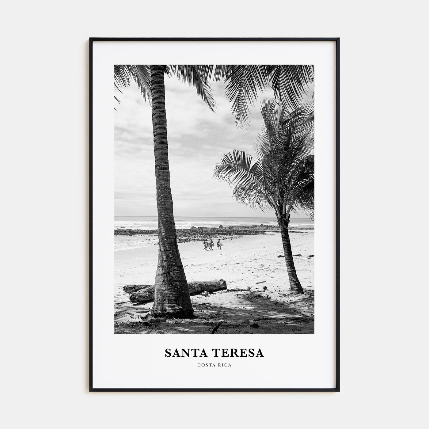 Santa Teresa Portrait B&W Poster