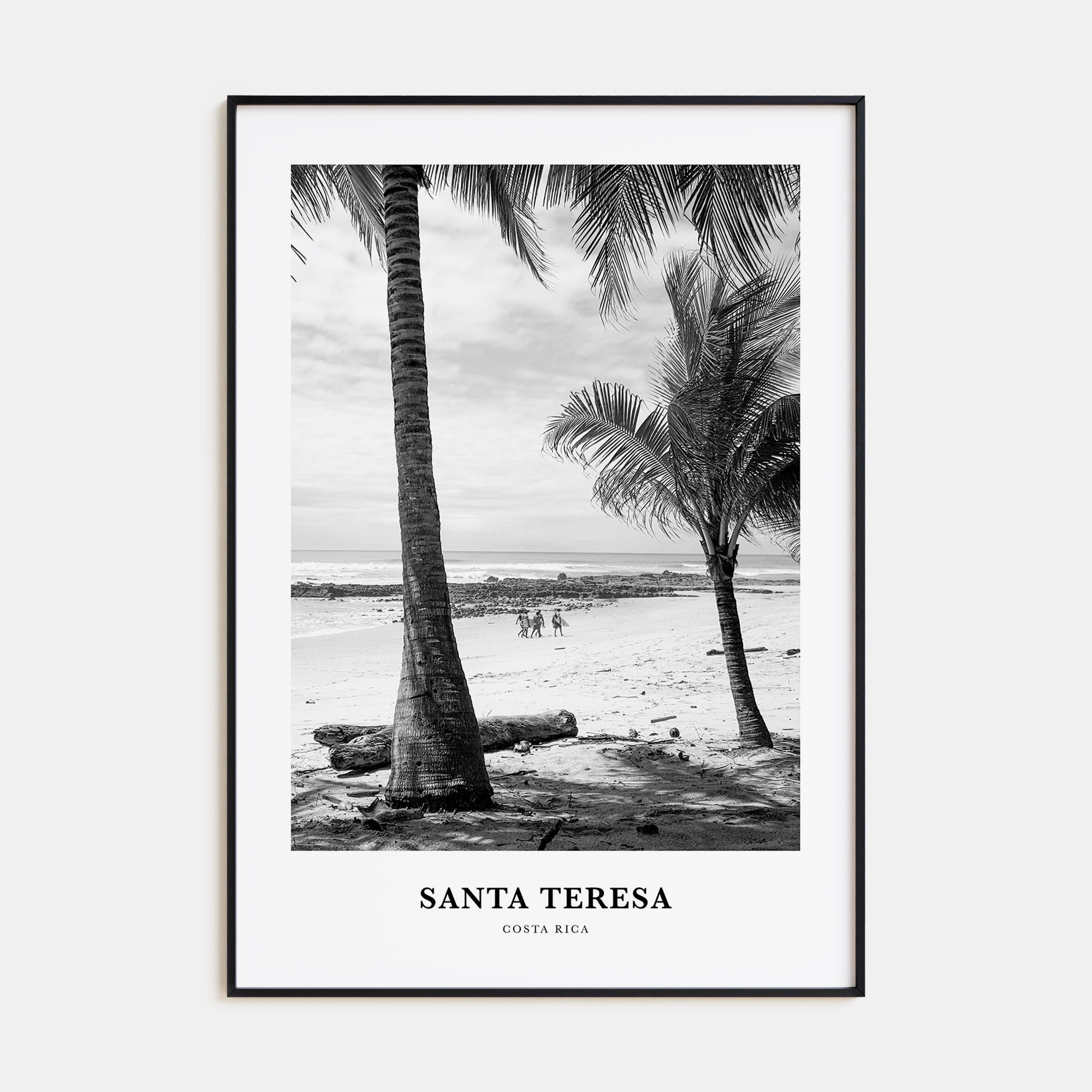 Santa Teresa Portrait B&W Poster