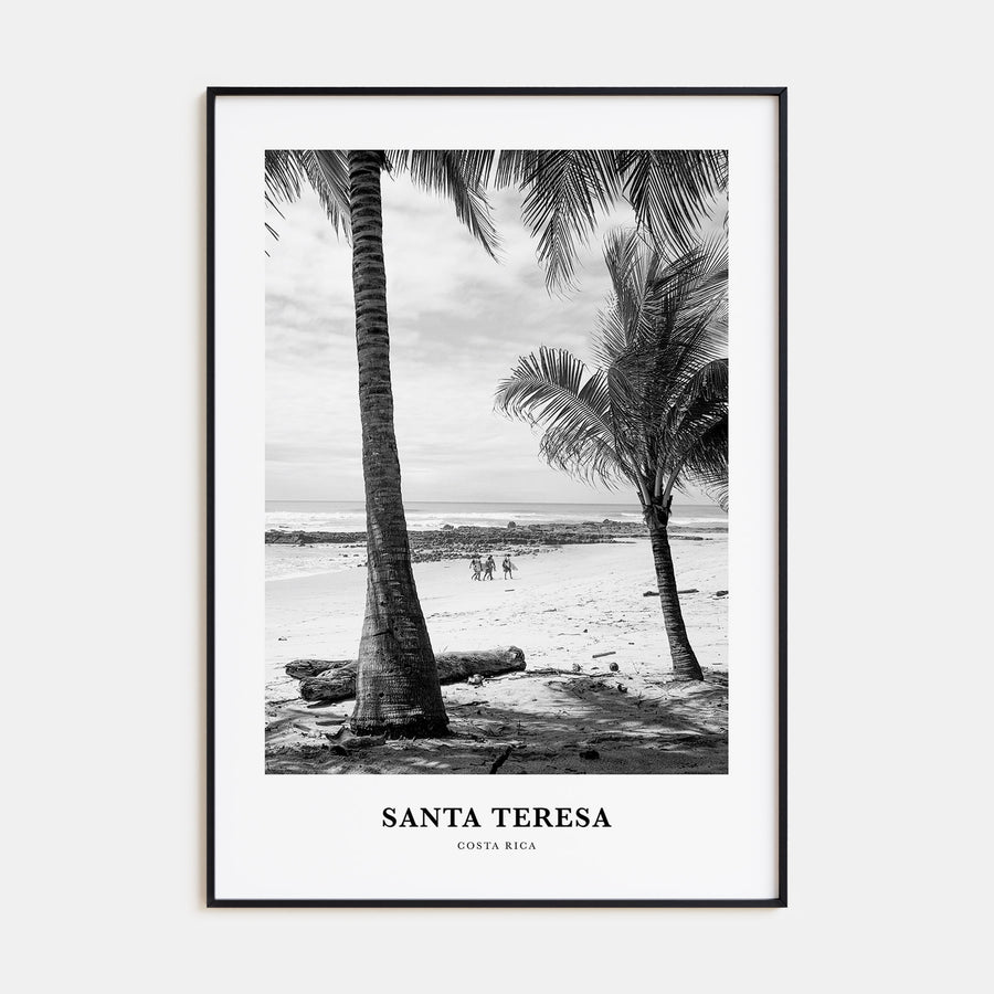 Santa Teresa Portrait B&W Poster