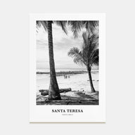 Santa Teresa Portrait B&W Poster