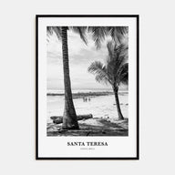 Santa Teresa Portrait B&W Poster