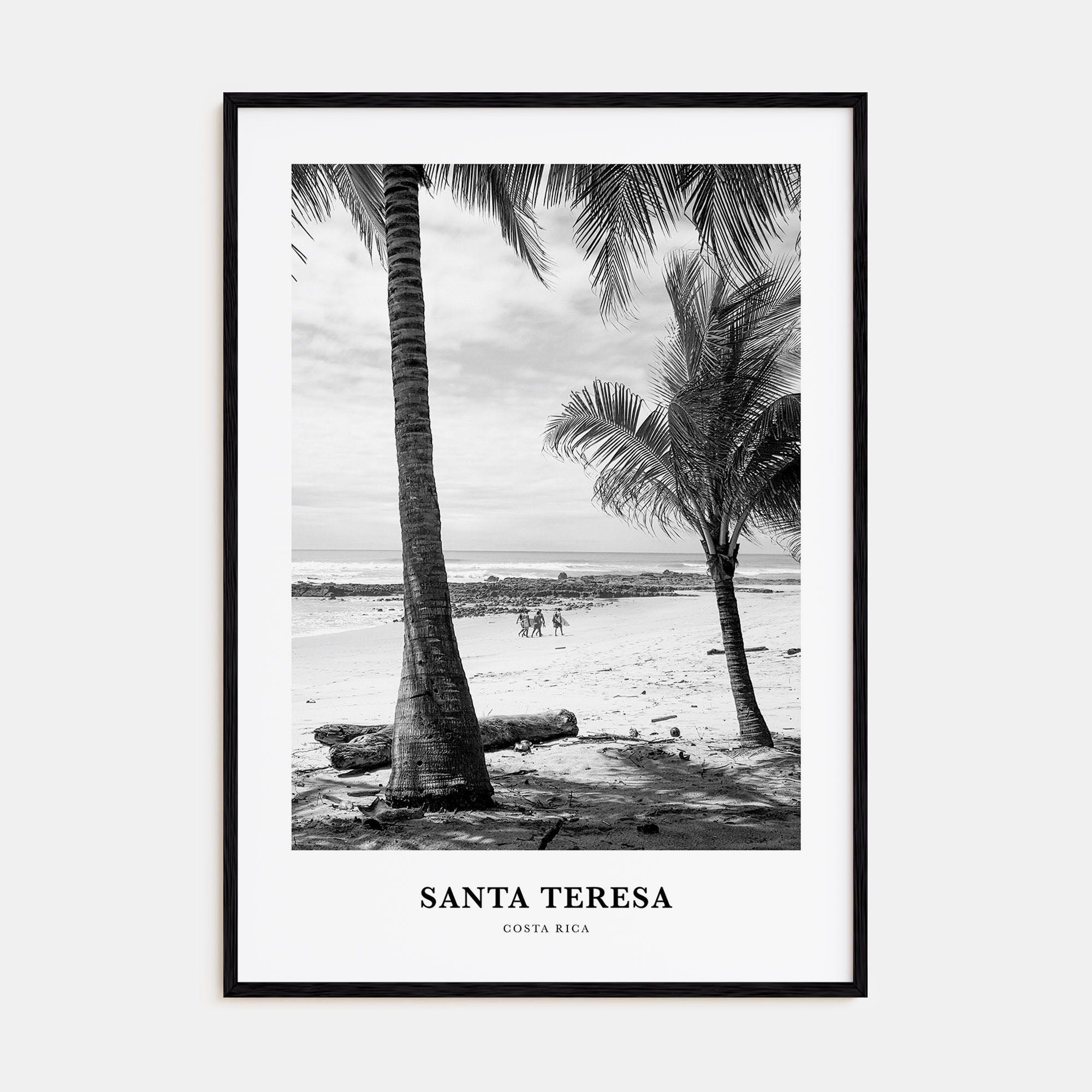 Santa Teresa Portrait B&W Poster