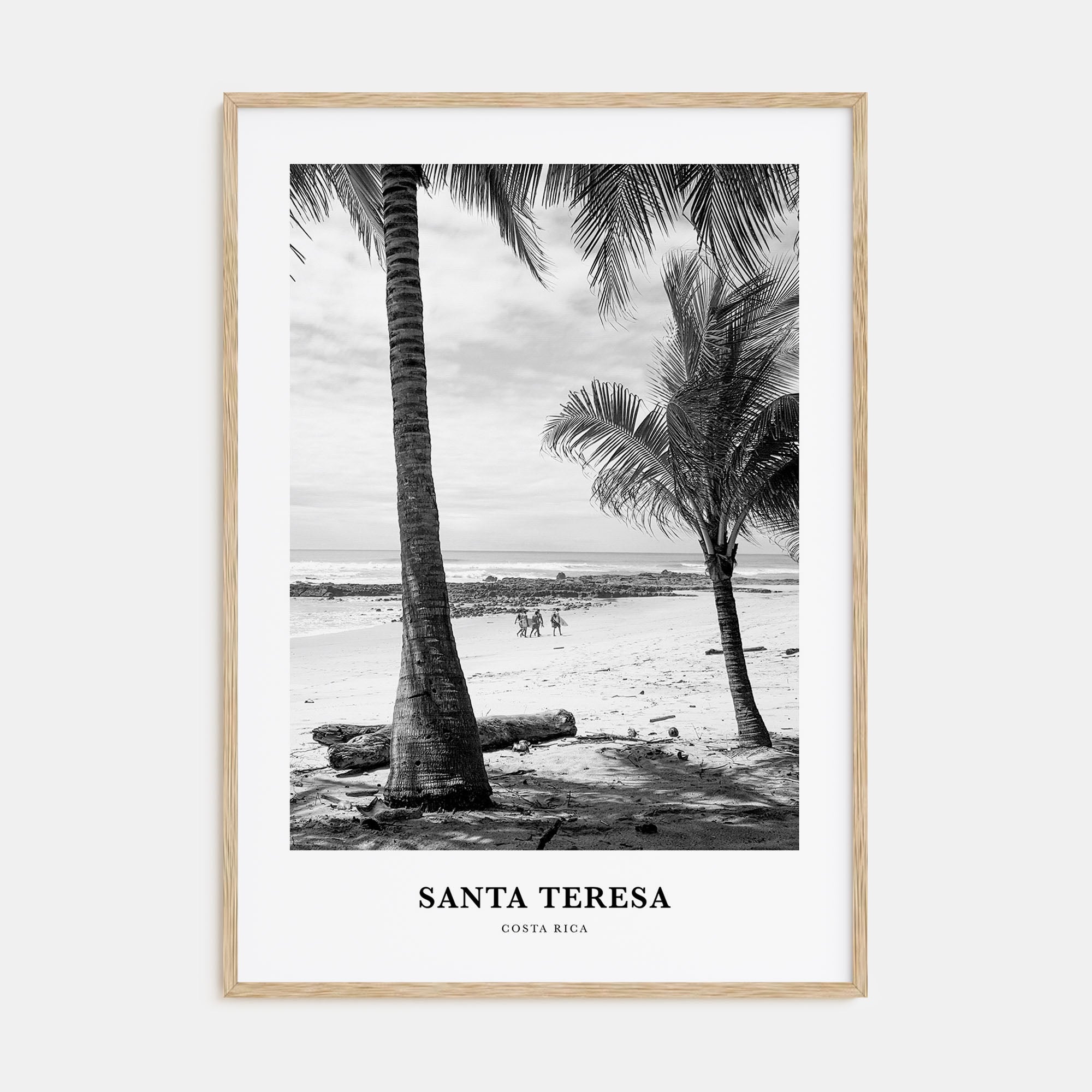 Santa Teresa Portrait B&W Poster