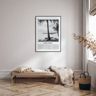 Santa Teresa Travel B&W Poster